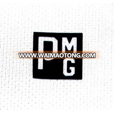 High Quality Black Logo TPU Patch Hollow Out Design tpu Label For Garment