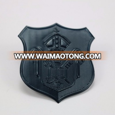 supplier custom 3d Logo embossed soft pvc patch rubber silicone patches with hook and loop