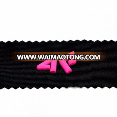 wholesale good quality Logo 3D Custom Embossed Silicone Label Patches on Hook and Loop Strap